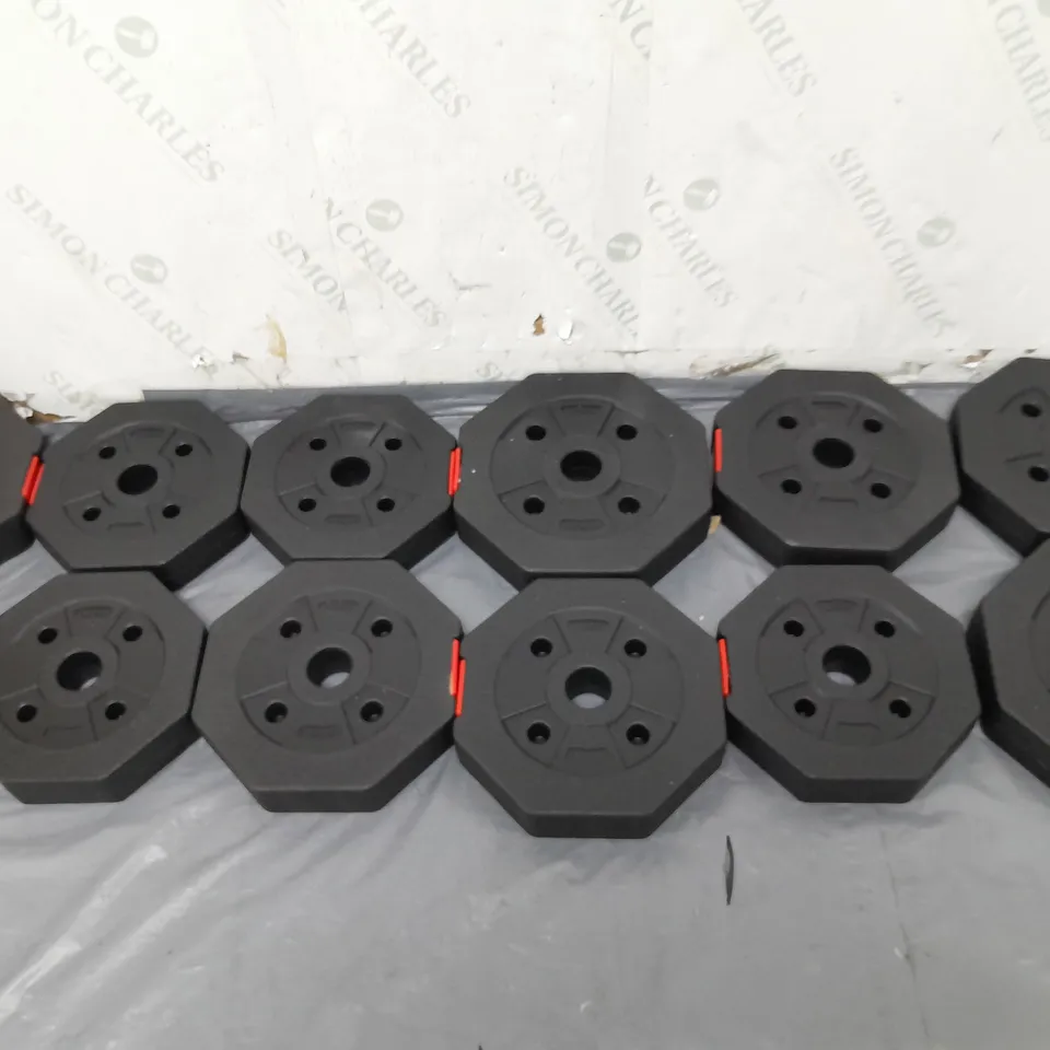 11X KAYMAN WEIGHTS TO INCLUDE 2KG, 1.5KG, AND 1.25KG