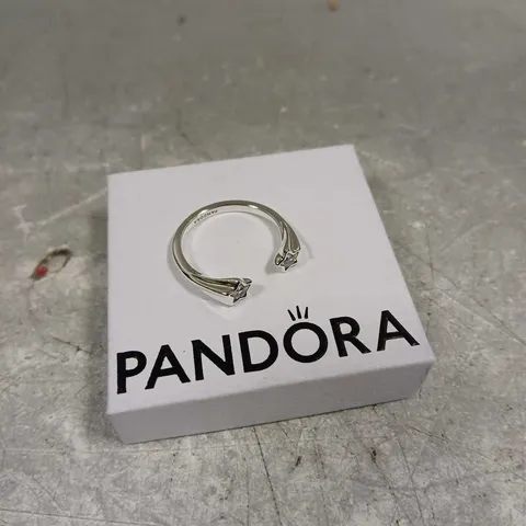 PANDORA STAR EDGED RING 