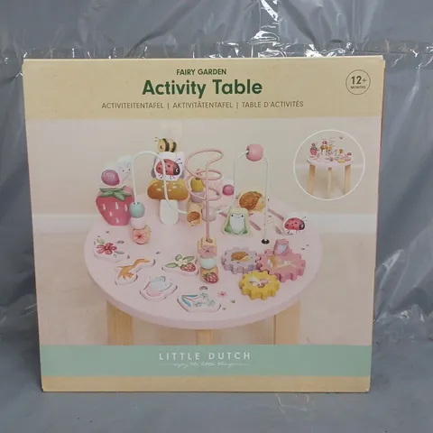 BOXED LITTLE DUTCH 15-PIECE FAIRY GARDEN ACTIVITY TABLE