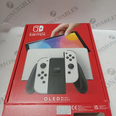 NINTENDO SWITCH OLED MODEL WHITE BOXED