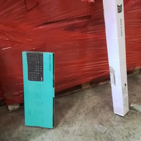 PALLET OF ASSORTED HOUSEHOLD GOODS AND PRODUCTS TO INCLUDE;RETRACTABLE SAFETY GATE,KEYBOARD