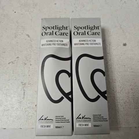 SPOTLIGHT ORAL CARE FRESH MINT WHITENING PRO TOOTHPASTE 100ML – PACK OF 2