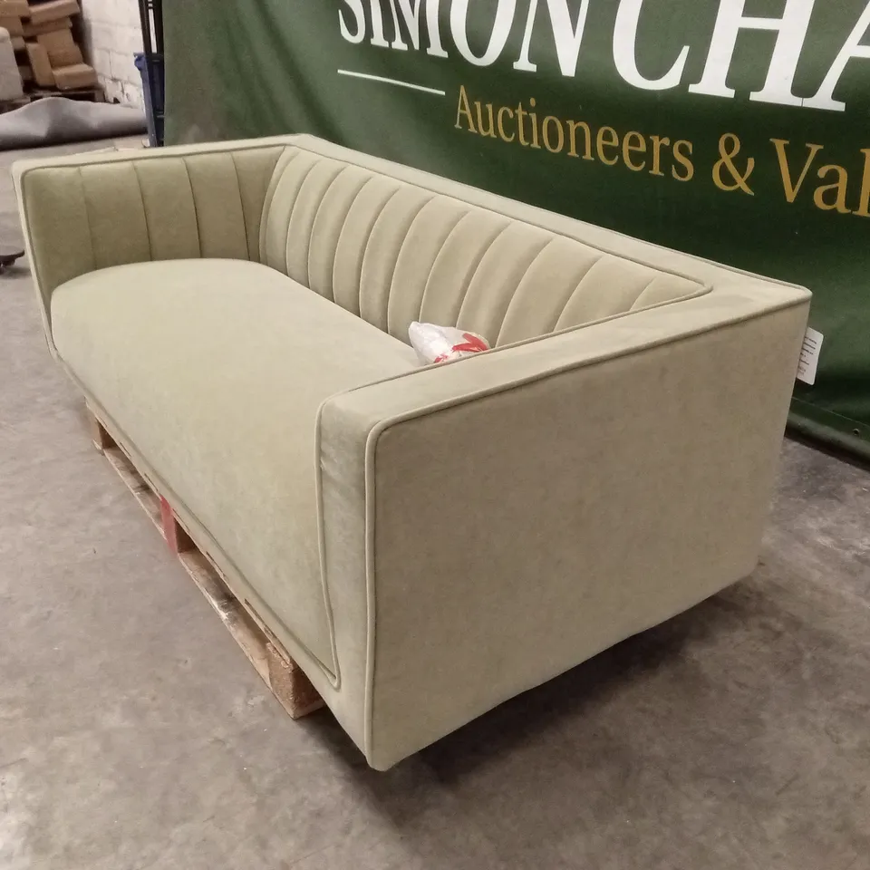 DUSK MADISON 2 SEATER SOFA - OLIVE VELVET