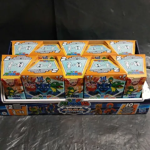 BOX OF 10 PJ MASKS ANIMAL POWER FIGURES