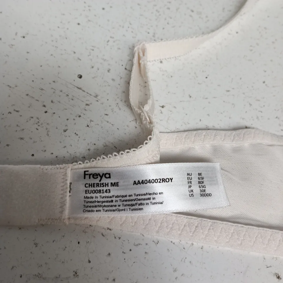 FREYA CHERISH ME BRA – WHITE FLORAL, UK 30E