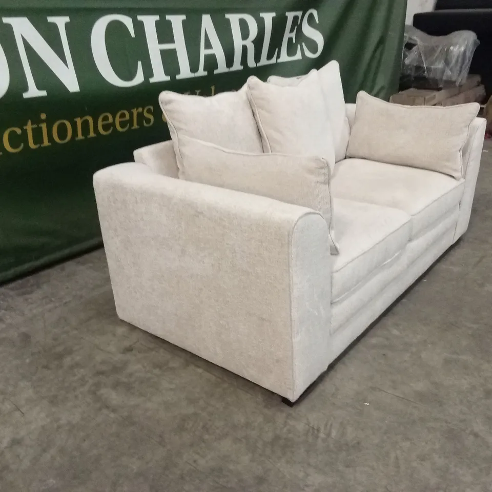 SOHO FABRIC 2 SEATER SOFA - NATURAL RRP £749