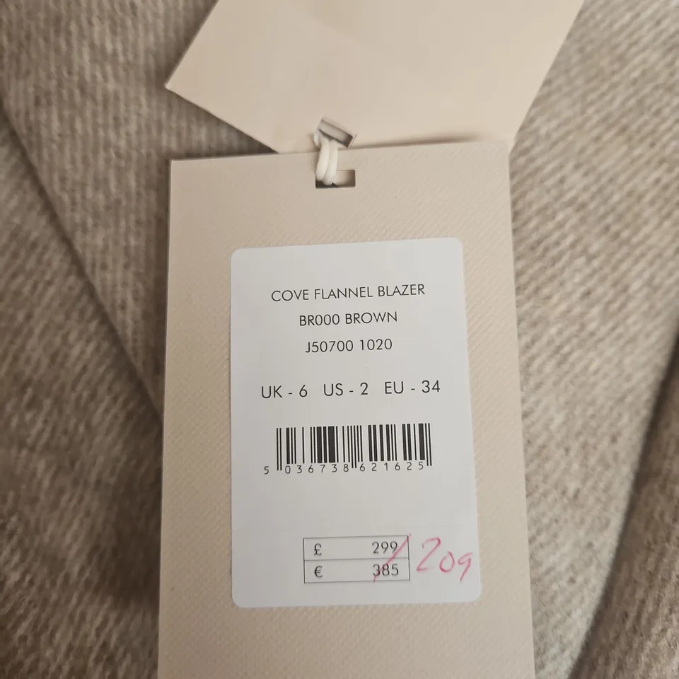 JIGSAW COVE FLANNEL BLAZER – YUK 6