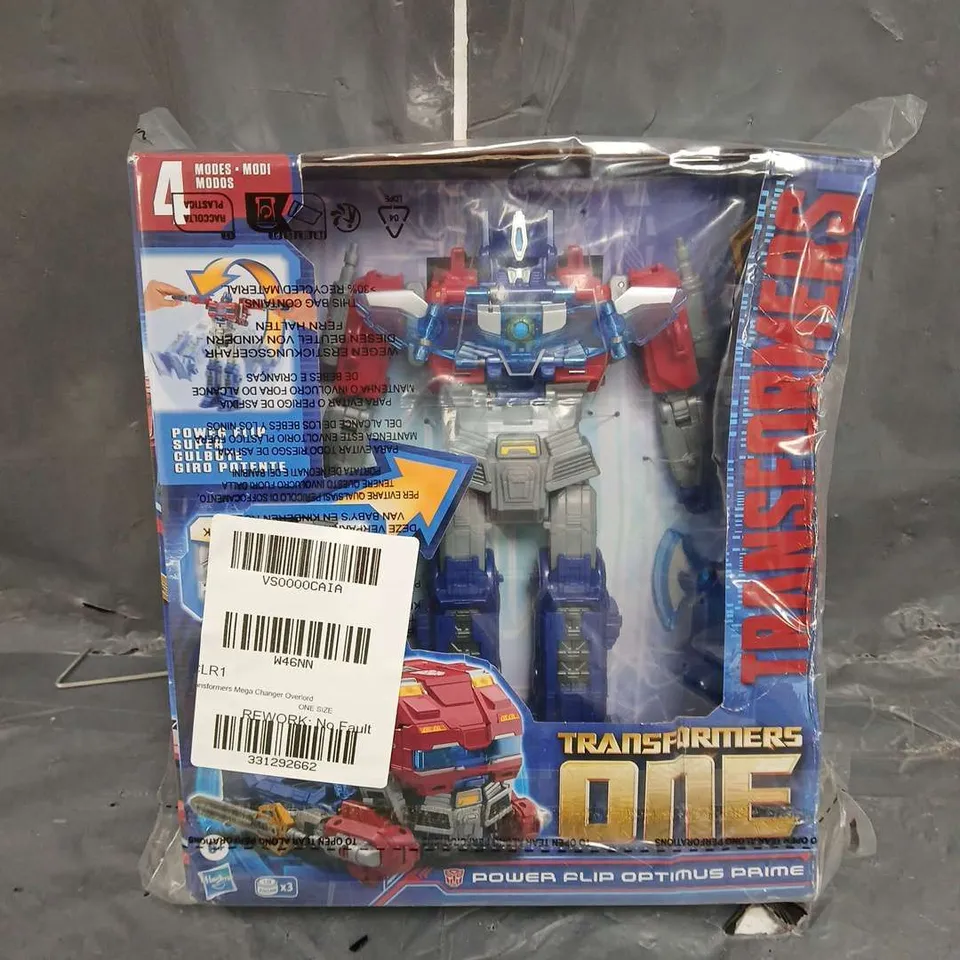 BOXED TRANSFORMERS ONE POWER FLIP OPTIMUS PRIME FIGURE