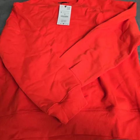 ZARA ORANGE JUMPER SIZE M 