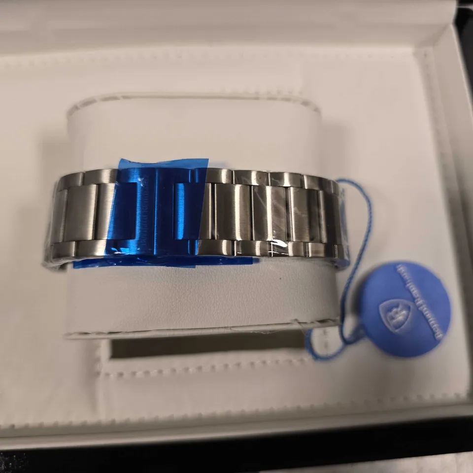 BERNARD REINHARDT ALL 316L STAINLESS STEEL SWISS MOVEMENT GENTS WATCH IN WOODEN GIFT BOX