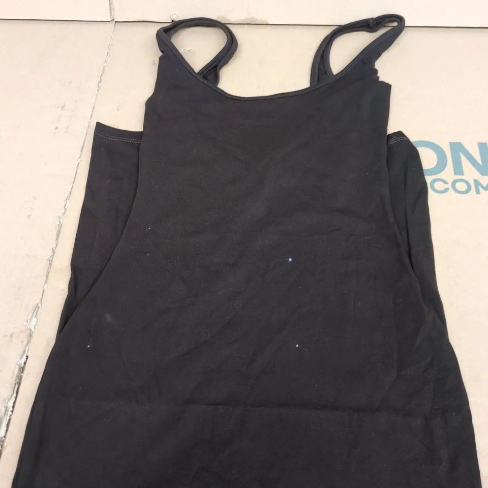 BERSHKA BODYCON DRESS CHOCOLATE BROWN SIZE S