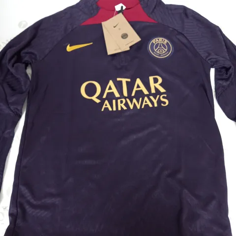 NIKE PSG TRAINING TRACKSUIT IN PURPLE - SIZE 14