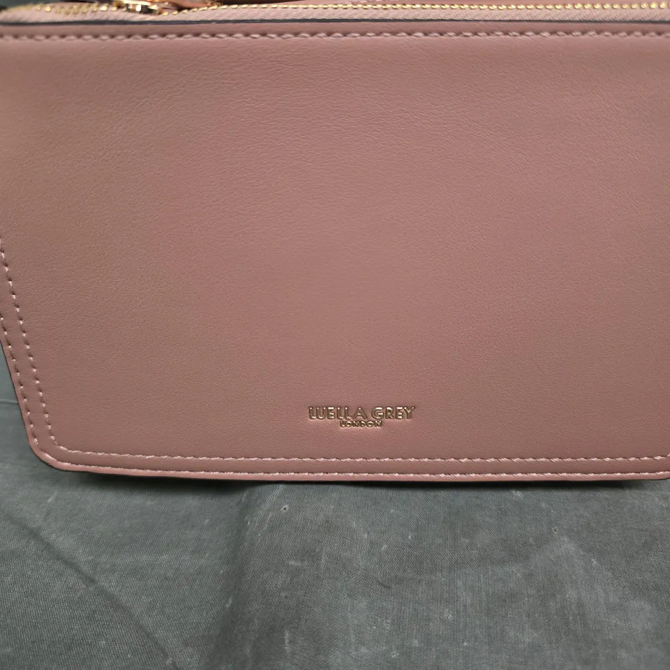 LUELLA GREY LONDON PINK LEATHER CROSSBODY BAG