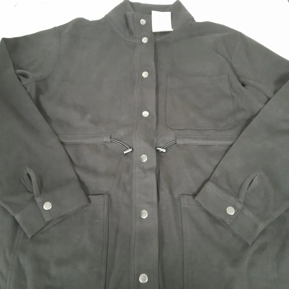 NEXT BLACK LONG JACKET - UK 22