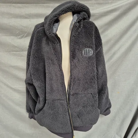 VANS WHITTLE SHERPA JACKET - BLACK - SIZE XXL