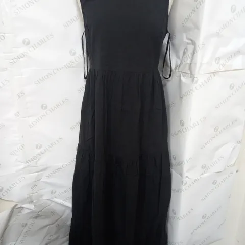 NOBODY'S CHILD ASTRID MIDAXI DRESS IN BLACK SIZE 10
