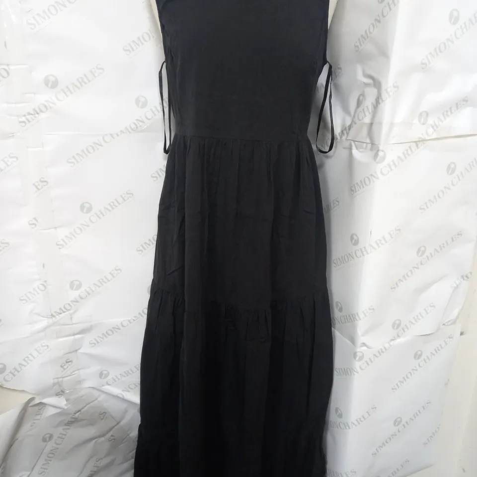 NOBODY'S CHILD ASTRID MIDAXI DRESS IN BLACK SIZE 10
