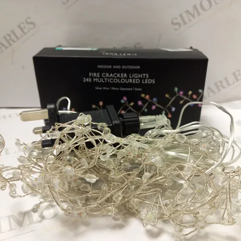 JOHN LEWIS FIRE CRACKER MULTICOLOURED LED LIGHTS