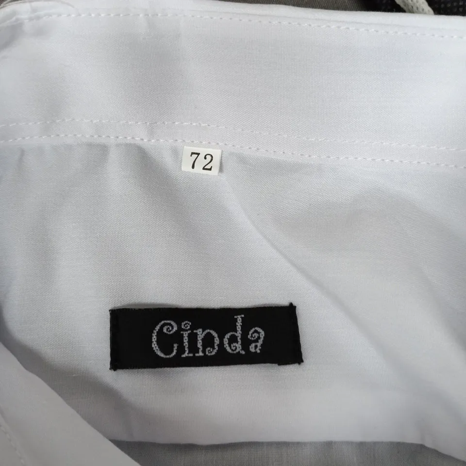 CINDA WHITE DRESS SHIRT – MEN'S, SIZE 72 