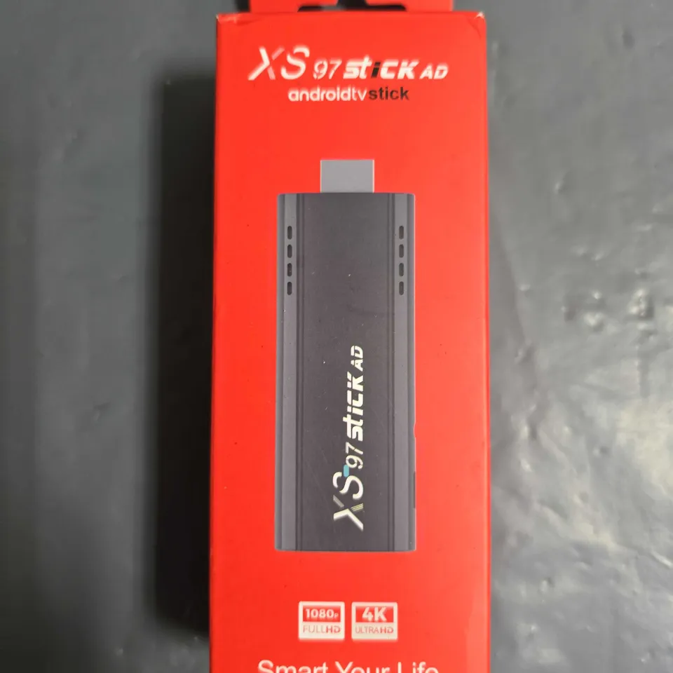 BOXED AS 97 STICK AD ANDROID TV STICK
