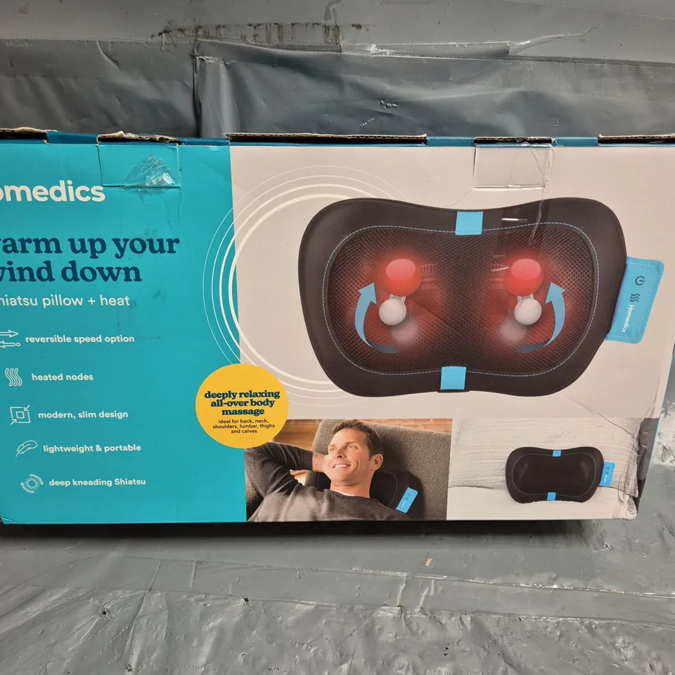 HOMEDICS PORTABLE SHIATSU PILLOW WITH HEAT