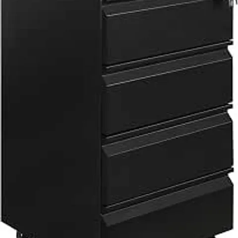 BOXED HOMSTEEL MOBILE 4-DRAWER FILE CABINET