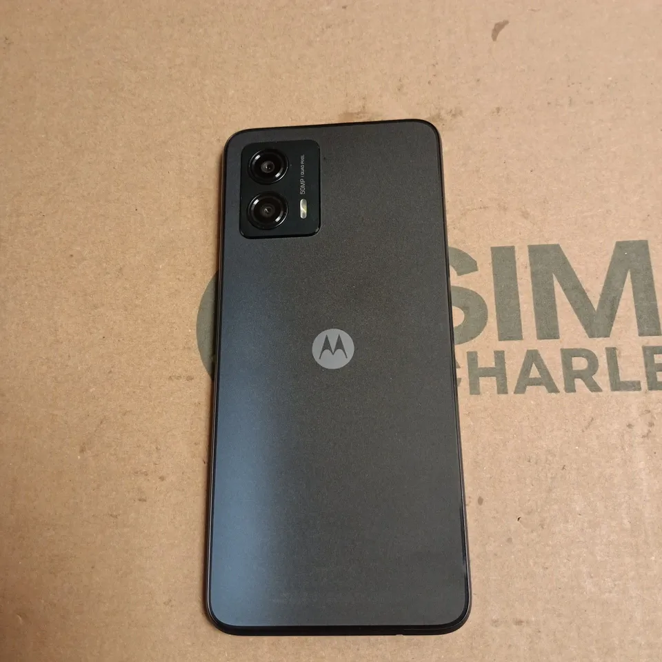 MOTOROLA MOTO G53 5G BLACK PHONE BOXED WITH ACCESSORIES