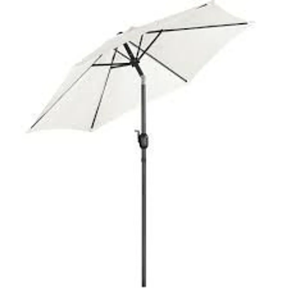 BOXED YAHEETECH MARKET PARASOL - WHITE (1 BOX)