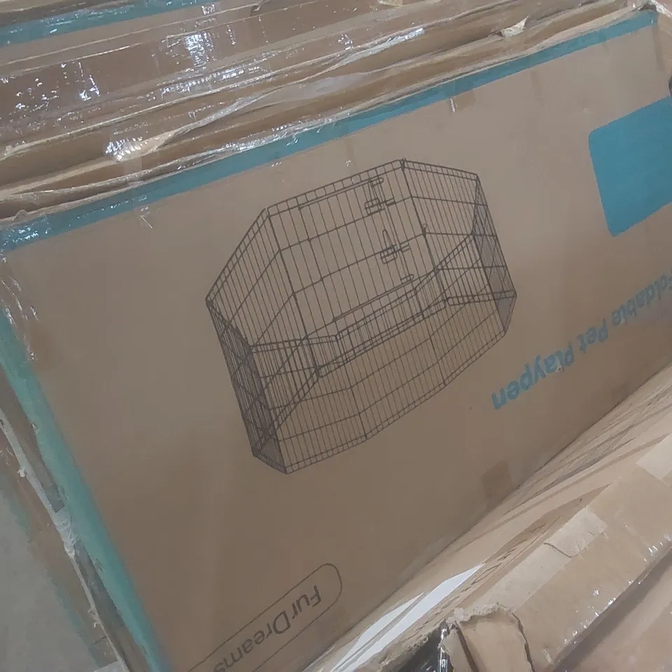 BOXED FUR DREAMS 48" FOLDABLE PET PLAYPEN 