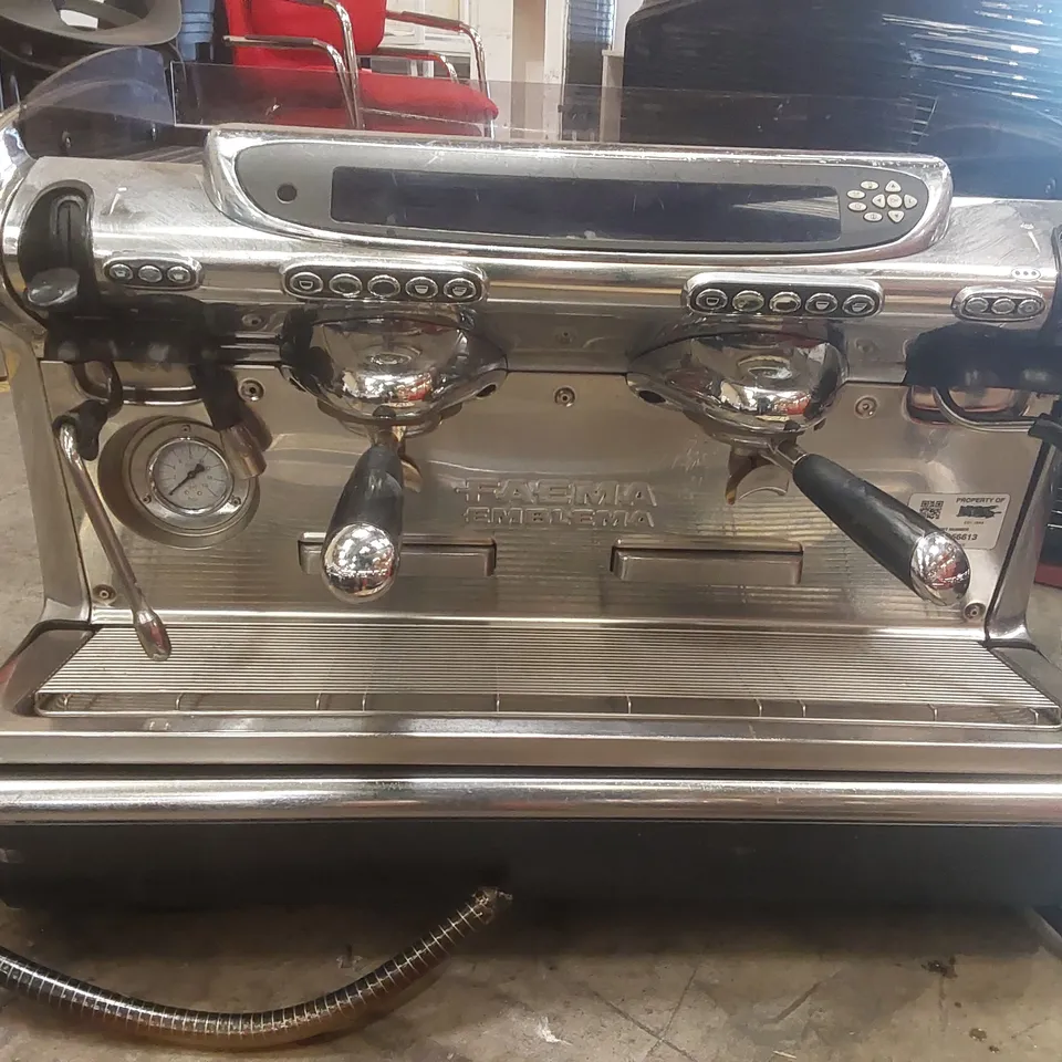 FAEMA EMBLEMA 2 GROUP COMMERCIAL COFFEE MACHINE