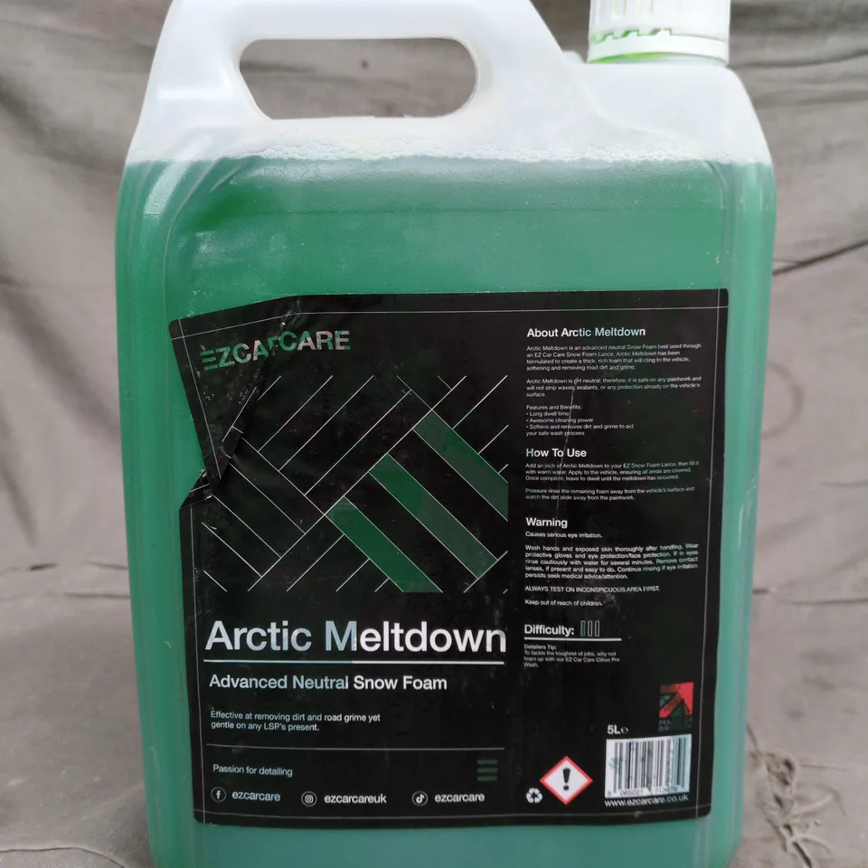 EZCARCARE ARCTIC MELTDOWN ADVANCED NEUTRAL SNOW FOAM – 5L