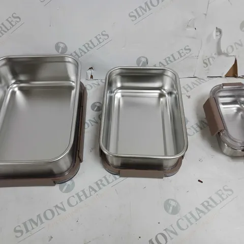 POP N LOCK FOOD CONTAINER 3X SIZES 