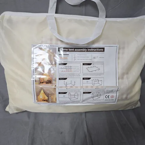 Play Tent Kit in Carry Bag – Assembly Instructions Visible