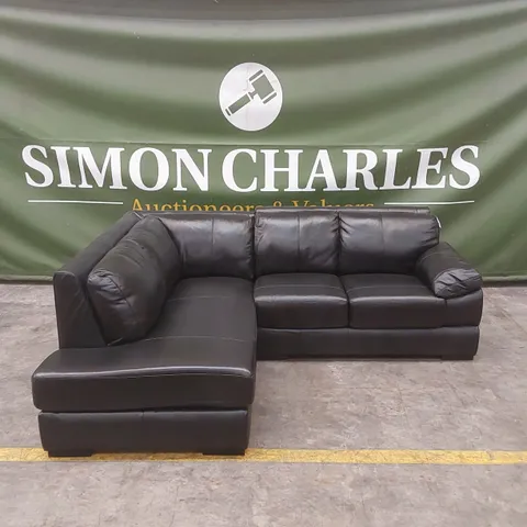 MARLOW CORNER LEATHER CHAISE SOFA