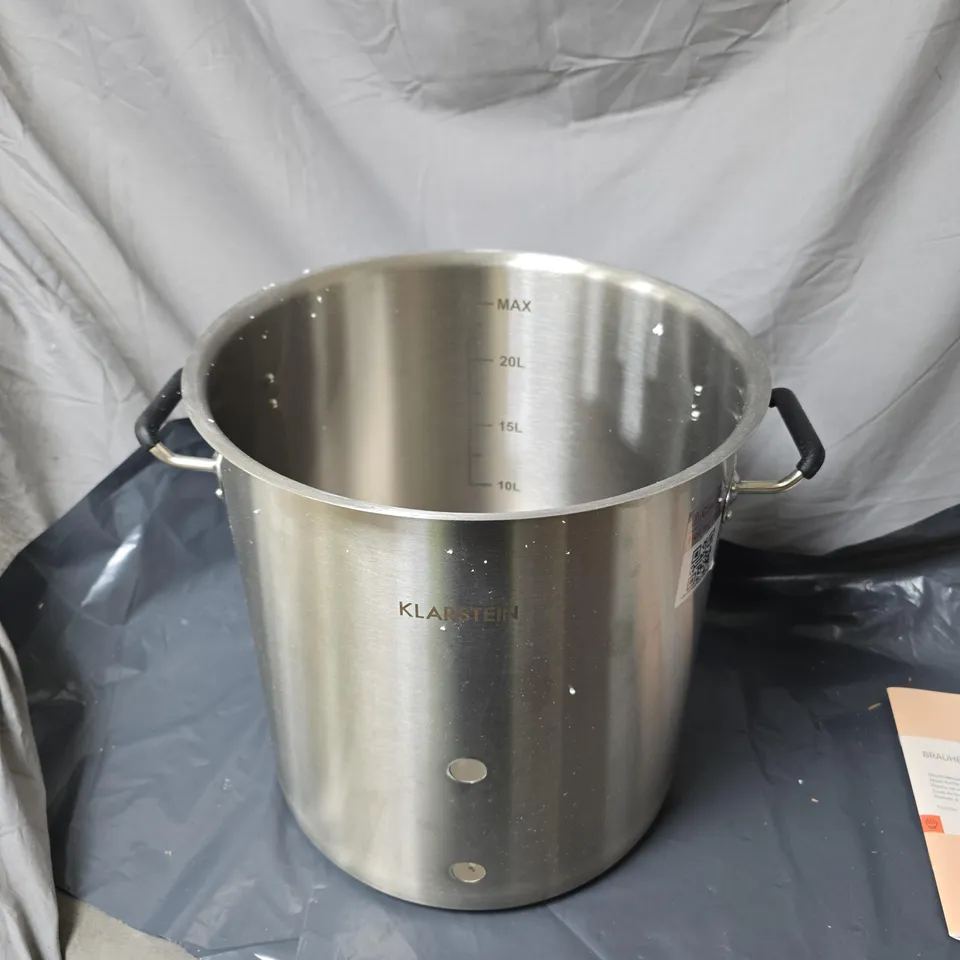 BOXED KLARSTEIN BRAUHELD PUR MASH KETTLE 