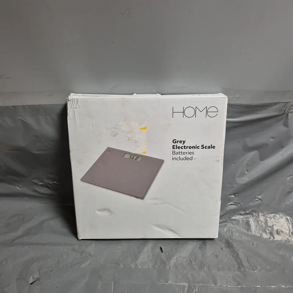 BOXED HOME GREY ELECTRONIC SCALE