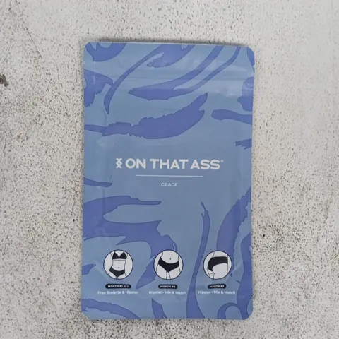 ON THAT ASS GRACE HIPSTER WOMEN'S UNDERWEAR SIZE MEDIUM