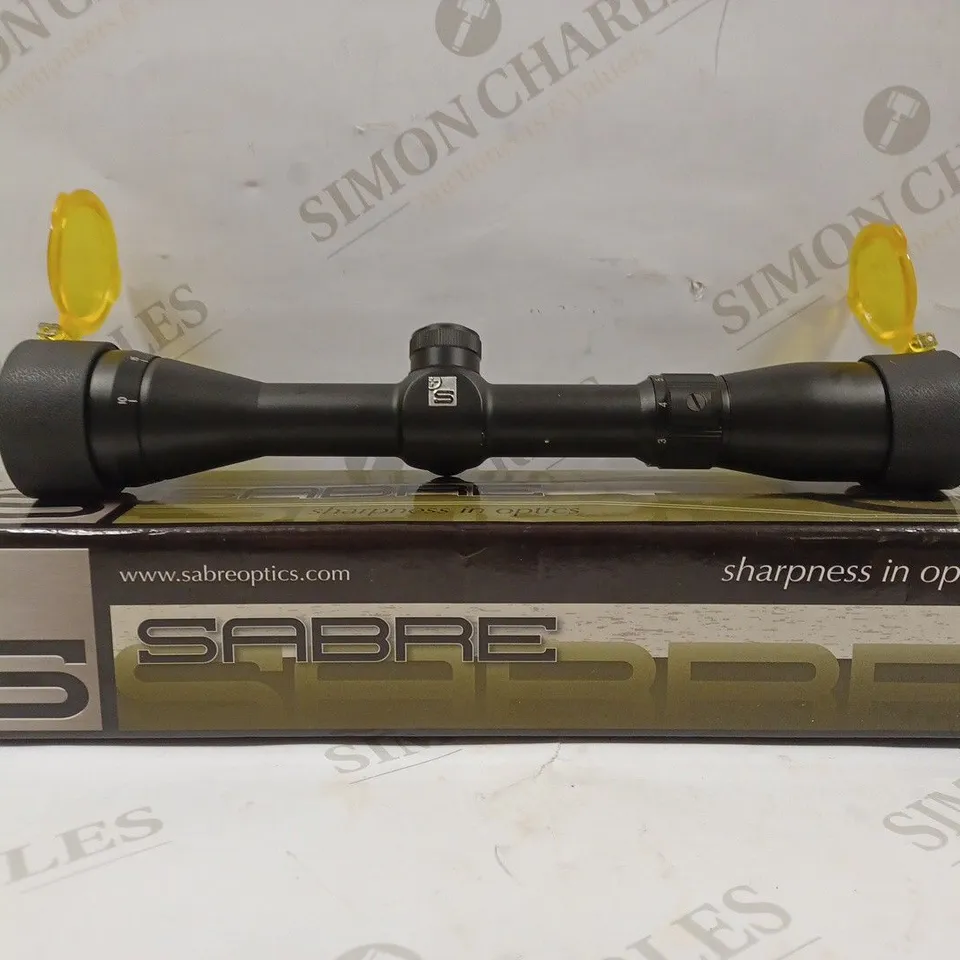 BOXED RIFLE SCOPE SABRE AIRGUNNER 2-7X32AO