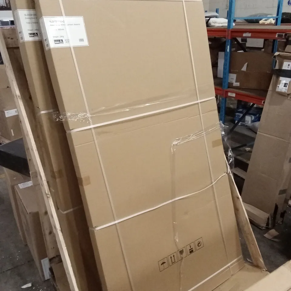 BOXED SLIDING SHOWER DOOR 1000 x 1850mm // SLDCB1000-Q (1 BOX)