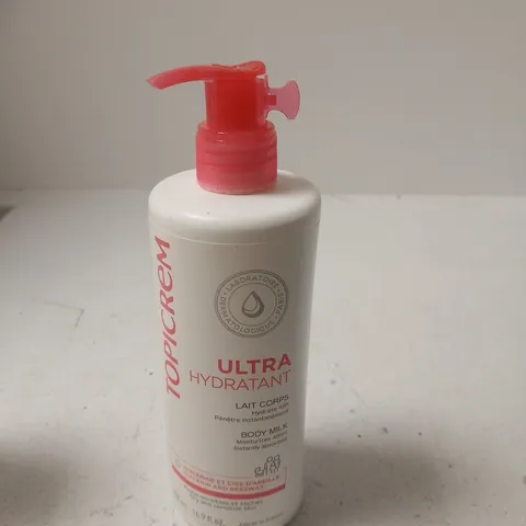 TOPICREM ULTRA HYDRATANT LAIT CORPS – BODY MILK WITH PINK PUMP - 500ML 