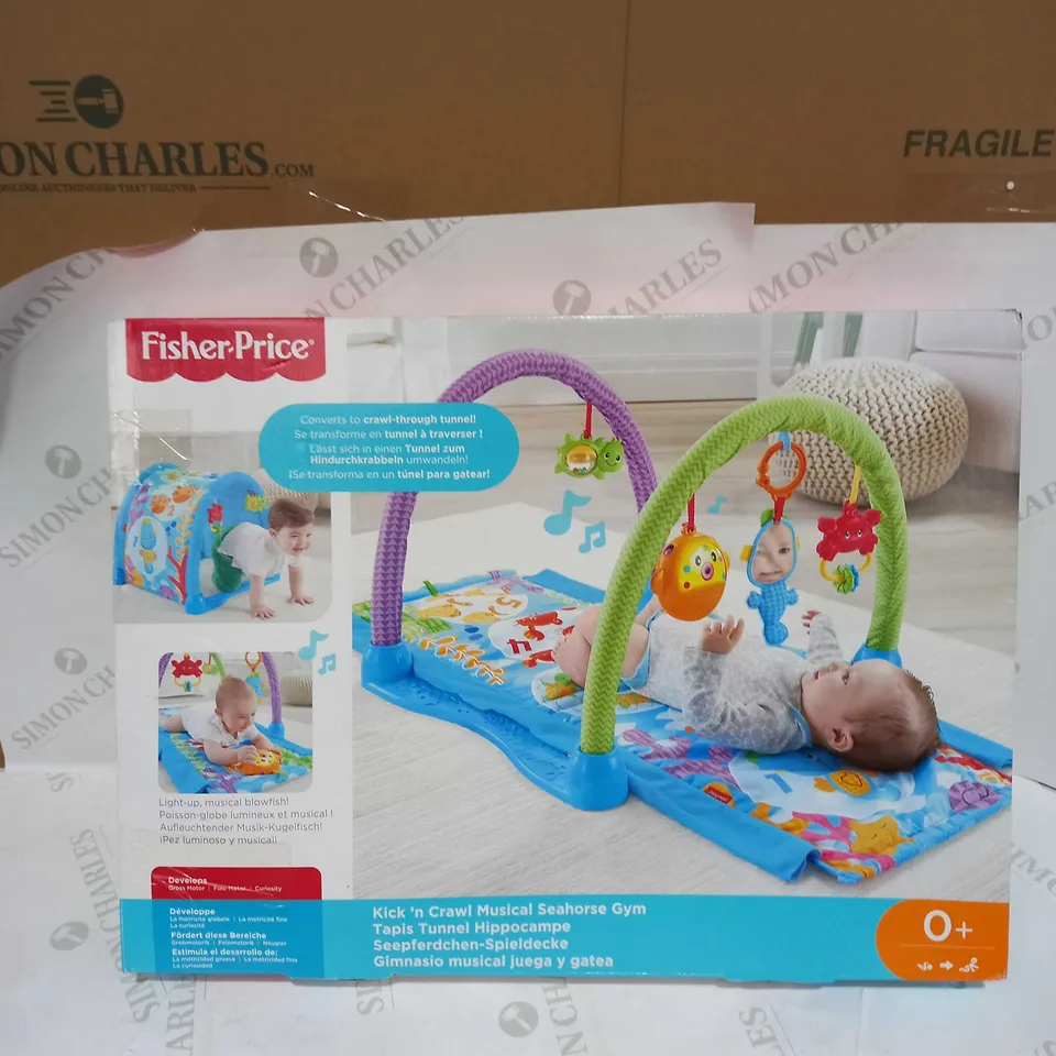 FISHER-PRICE KICK N CRAWL MUSICAL SEAHORSE GYM