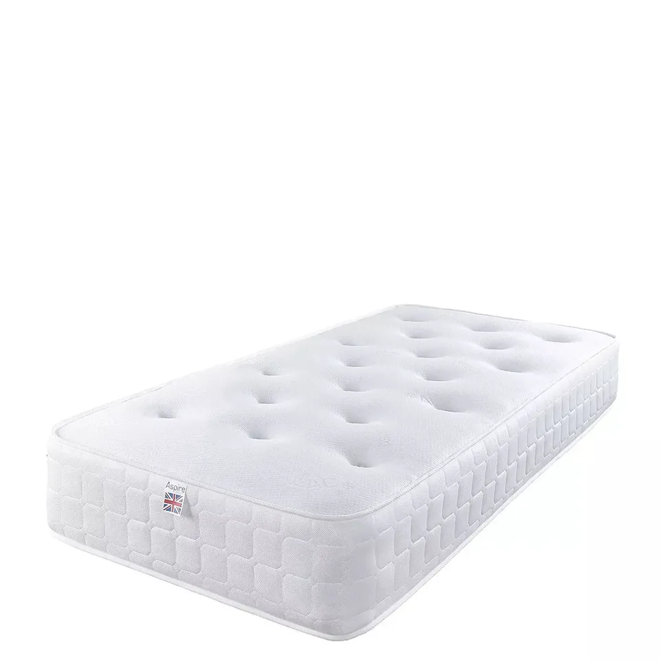 CLASSIC BONNELL HANDCRAFTED MATTRESS IN WHITE SIZE 3FT - COLLECTION ONLY