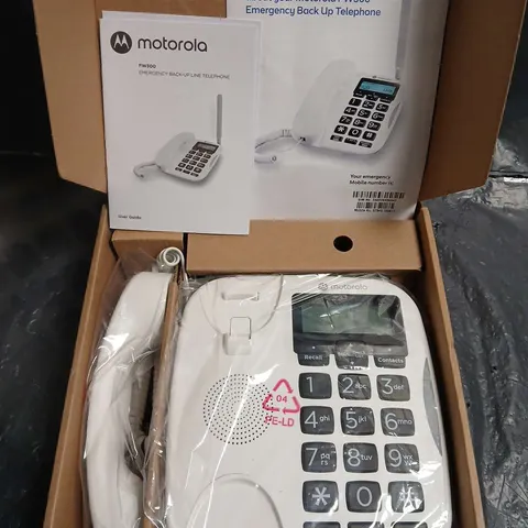 MOTOROLA FW500 EMERGENCY BACK-UP LINE TELEPHONE – BOXED WITH USER GUIDE