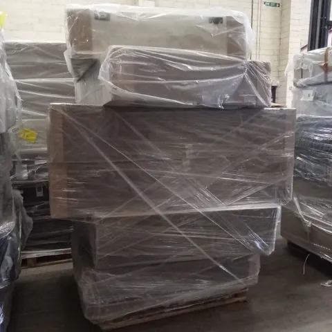 PALLET OF ASSORTED QUALITY DESIGNER DIVAN BASES // SIZES AND COLOURS VARY