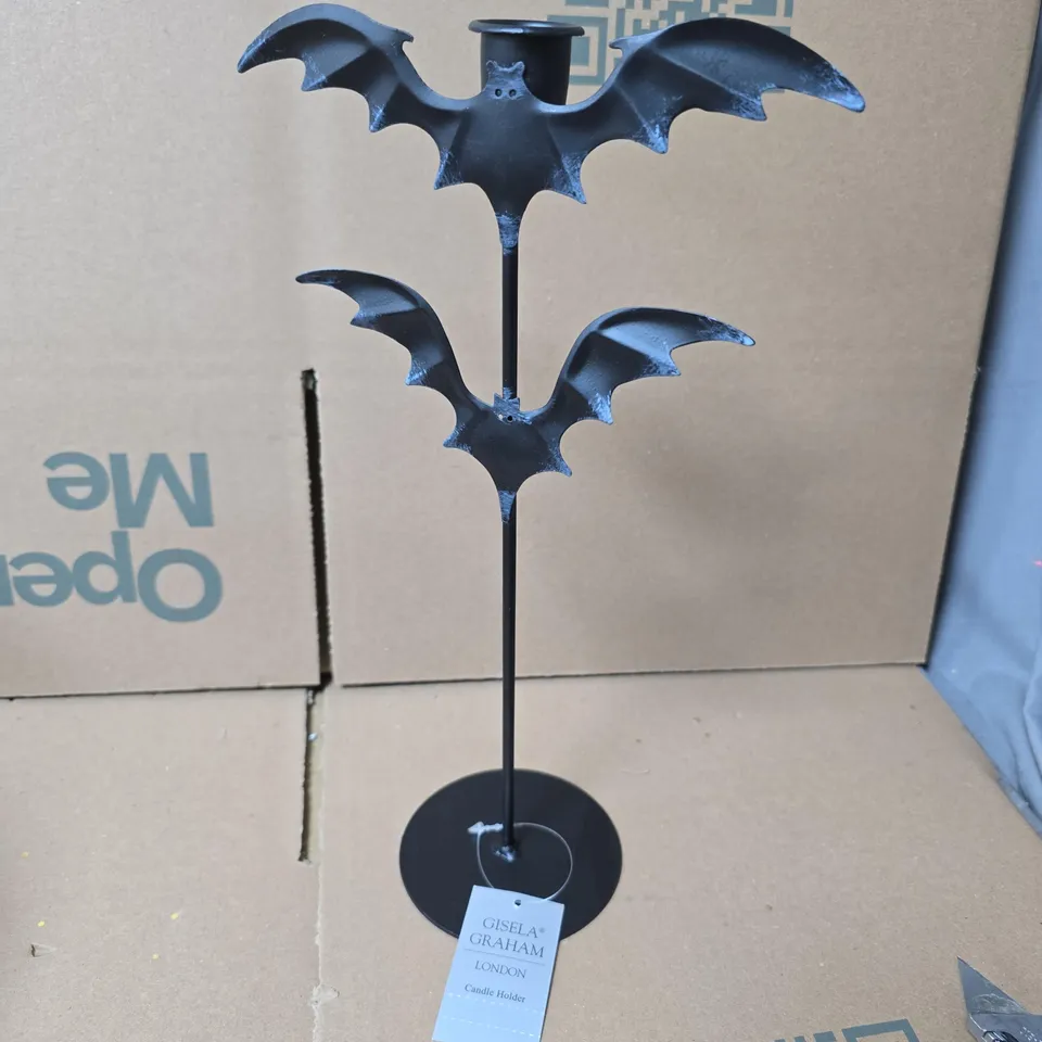 4X GISELA GRAHAM BAT CANDLESTICK HOLDER