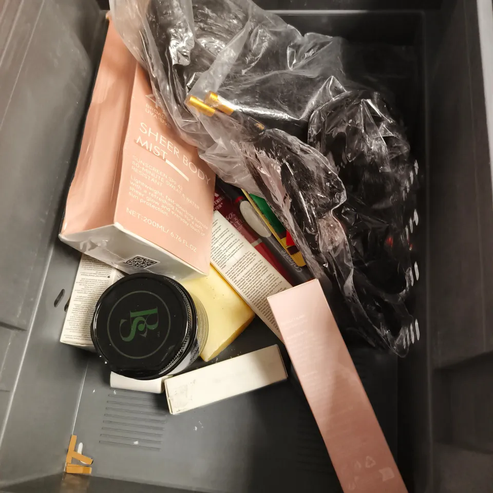 APPROXIMATEY 20 ASSORTED HEALTH AND BEAUTY PRODUCTS TO INCLUDE - WATER WIPES BABY WIPES - THE BLACK STUFF DEODORANT - ANUA PORE CLEANSING FOAM - ETC