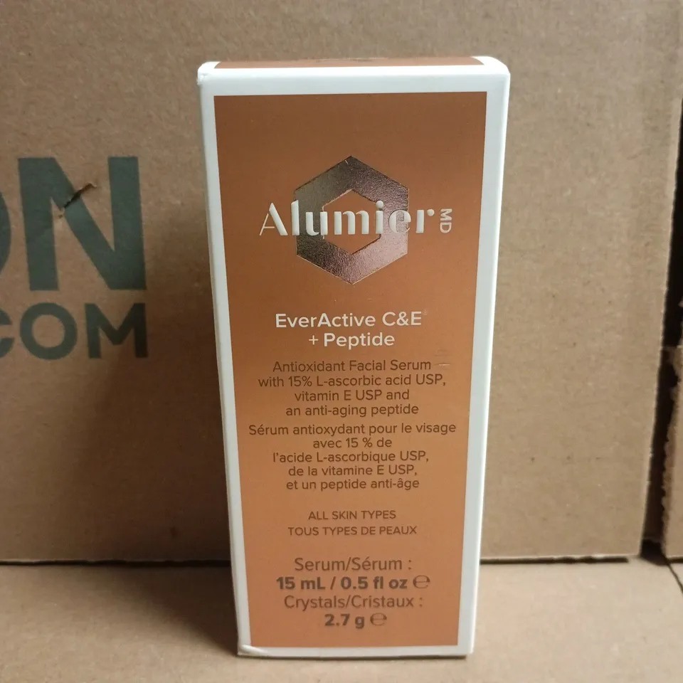 ALUMIER EVERACTIVE C&E + PEPTIDE ANTIOXIDANT FACIAL SERUM (15ML)