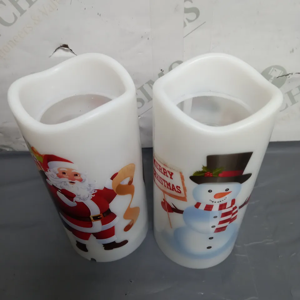 BOXED FESTIVE PROJECTOR CANDLE