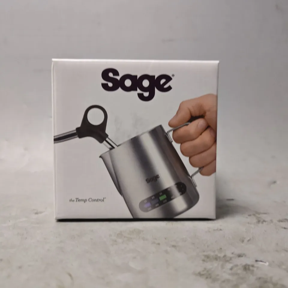 BOXED SAGE MILK JUG THE TEMP CONTROL STAINLESS STEEL