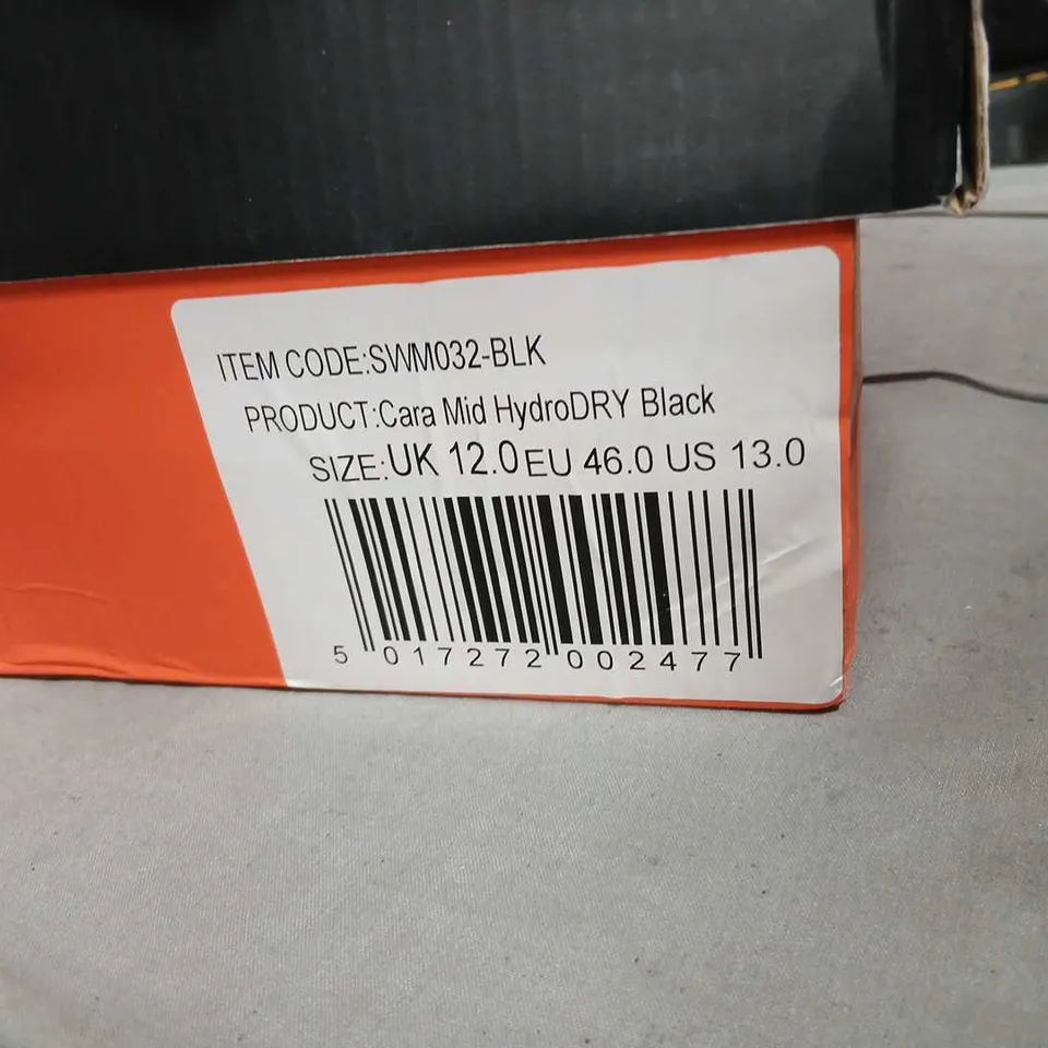 SPRAYWAY CARA MID HYDRODRY BLACK HIKING BOOTS – UK 12 (EU 46)